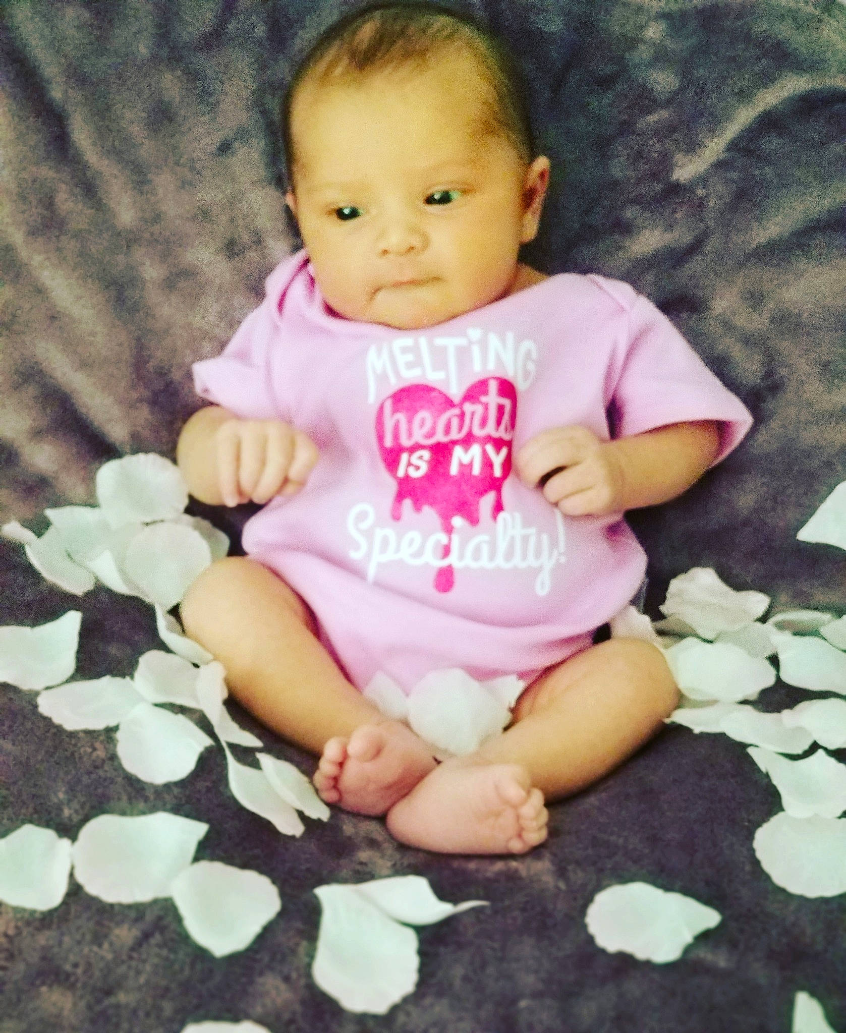 Caliann joined the competition — help win amazing prizes! baby, baby_products, baby_toddler_clothing, cheek, child, head, lip, person, pink, play, product, sitting, skin, smile, toddler