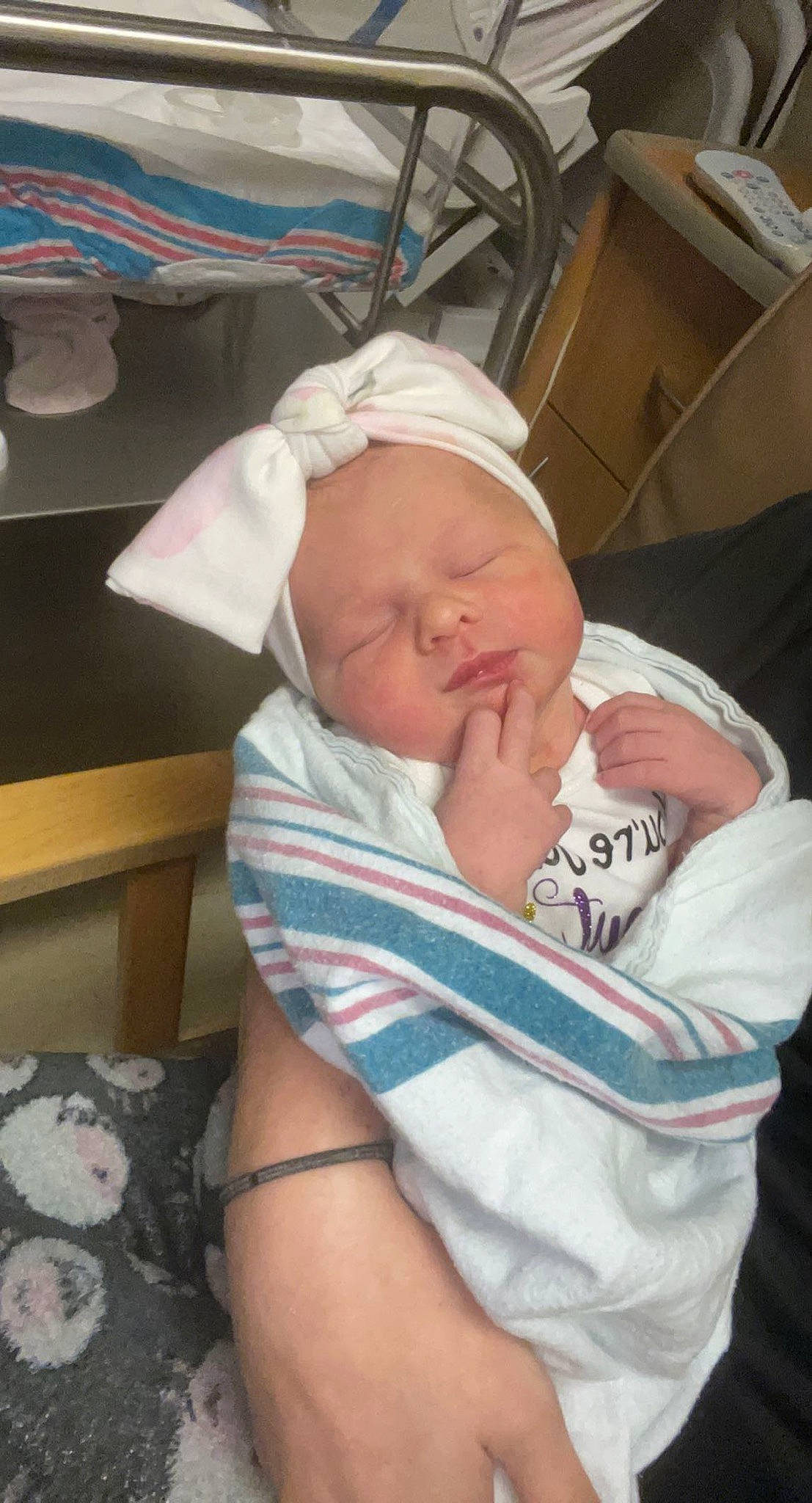 Ella-mae joined the competition — help win amazing prizes! baby, baby_products, baby_toddler_clothing, cheek, child, childbirth, comfort, event, health_care, hospital, hospital_bed, medical, medical_equipment, mouth, patient, person, room, service, skin, sleep