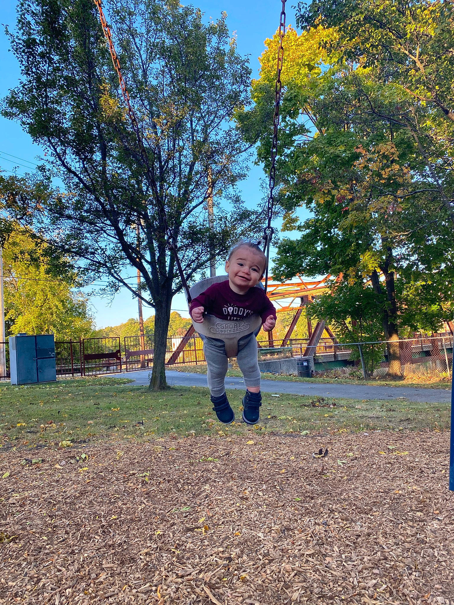 Jaidyn joined the competition — help win amazing prizes! branch, city, deciduous, fun, grass, happy, joy, landscape, lawn, leisure, people_in_nature, person, plant, recreation, road_surface, shade, sky, soil, tints_and_shades, tree