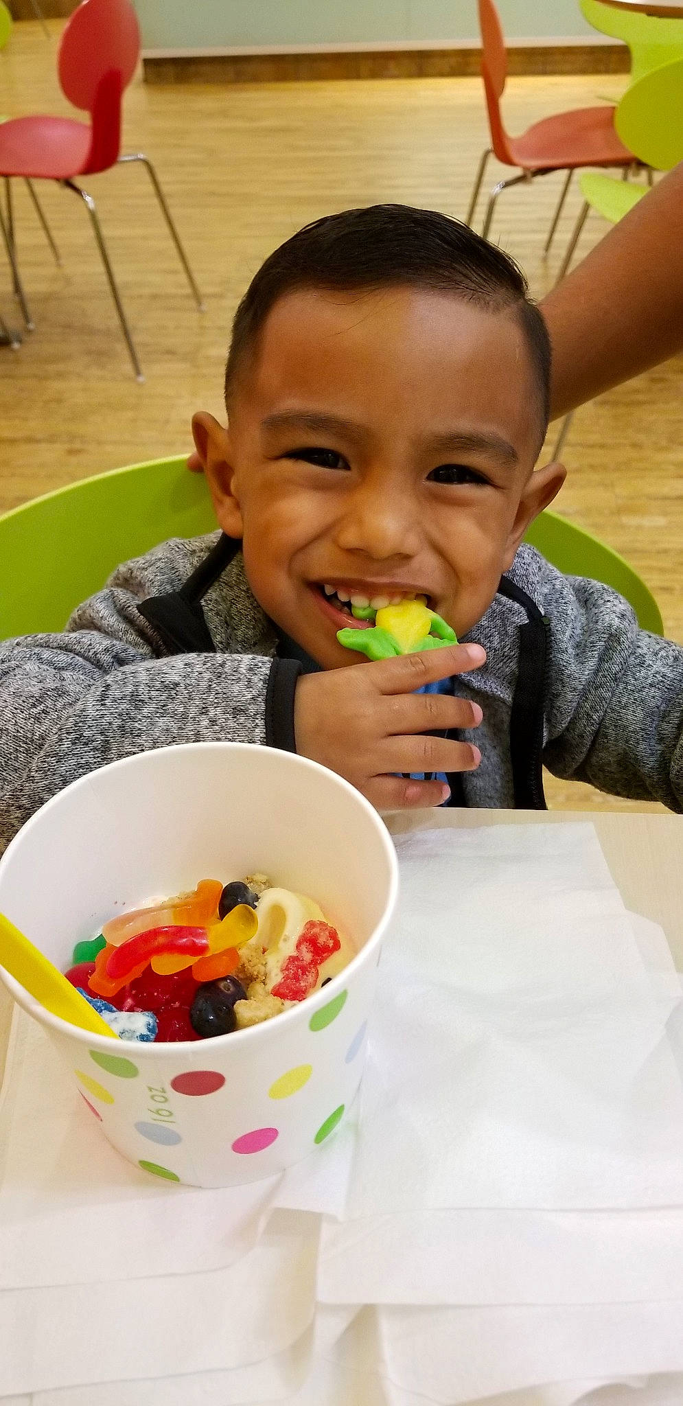 Tre joined the competition — help win amazing prizes! breakfast, child, cuisine, dish, eating, fast_food, food, joy, junk_food, lunch, meal, person, play, sweetness, toddler