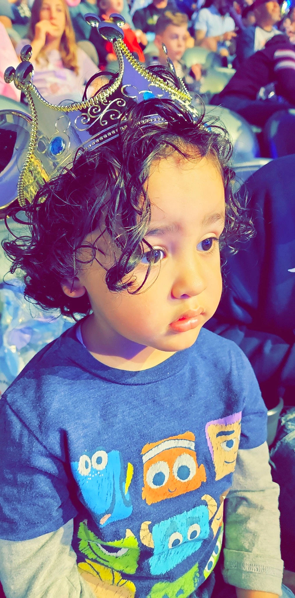 Luciano is registered to the contest to win money with this photo: azure, baby_toddler_clothing, blurred, cheek, child, chin, cool, ear, eyelash, facial_expression, forehead, hairstyle, happy, head, iris, mouth, organ, person, product, skin