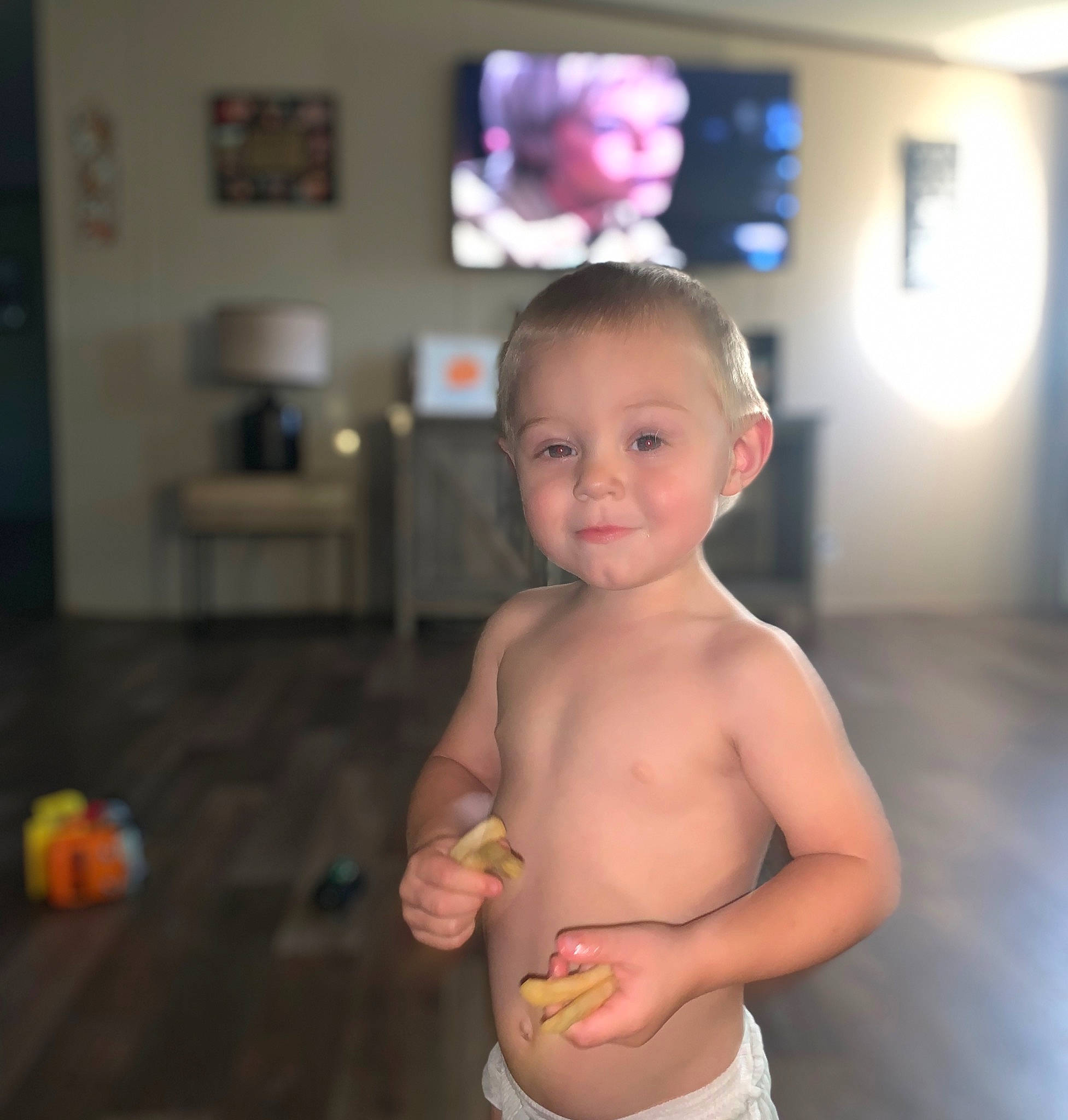 Nathan joined the competition — help win amazing prizes! abdomen, baby, barechested, cheek, chest, child, event, finger, flooring, fun, hand, happy, leisure, navel, person, smile, stomach, television, thumb, toddler