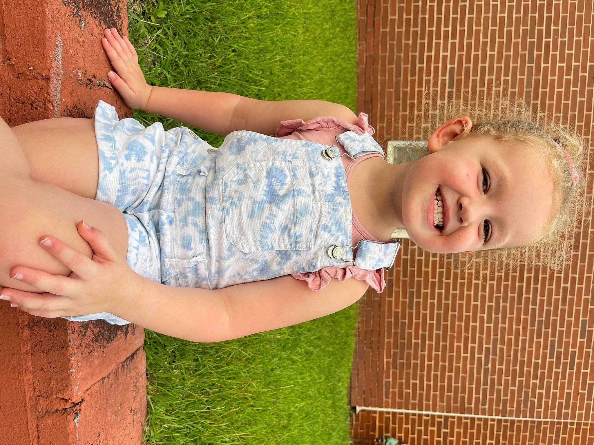Ava joined the competition — help win amazing prizes! baby_toddler_clothing, clothing, dress, finger, fun, glasses, grass, happy, human_body, joy, leg, leisure, people_in_nature, person, plant, shorts, skin, smile, thigh, toddler