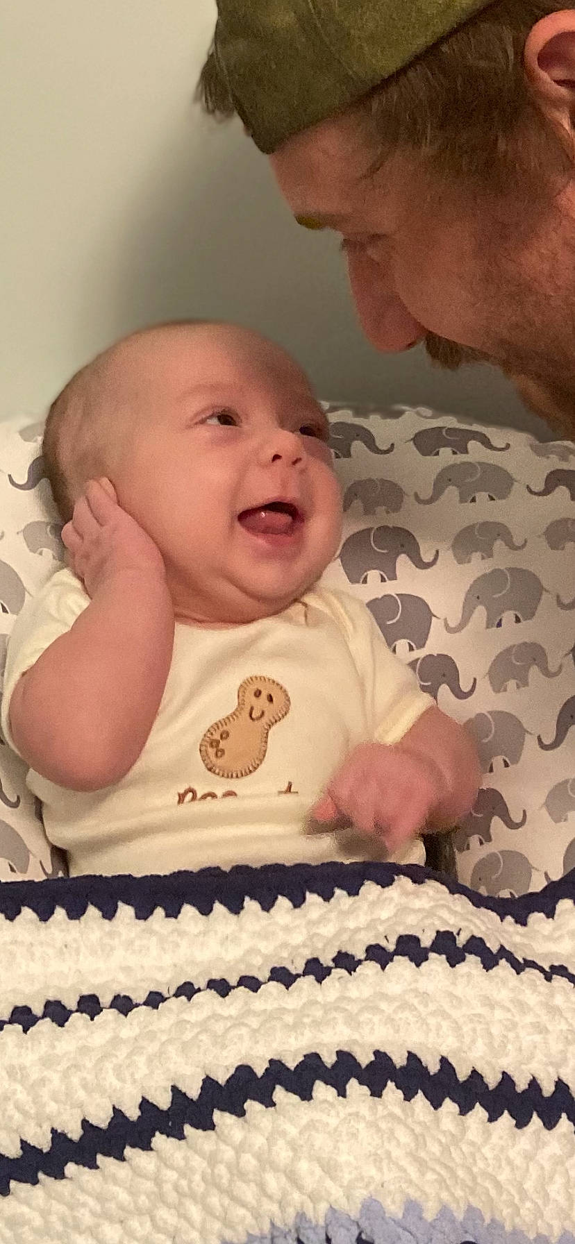 August joined the competition — help win amazing prizes! baby, baby_toddler_clothing, cheek, comfort, face, finger, happy, iris, lip, mammal, mouth, nose, organ, person, pink, product, skin, sleeve, smile, textile