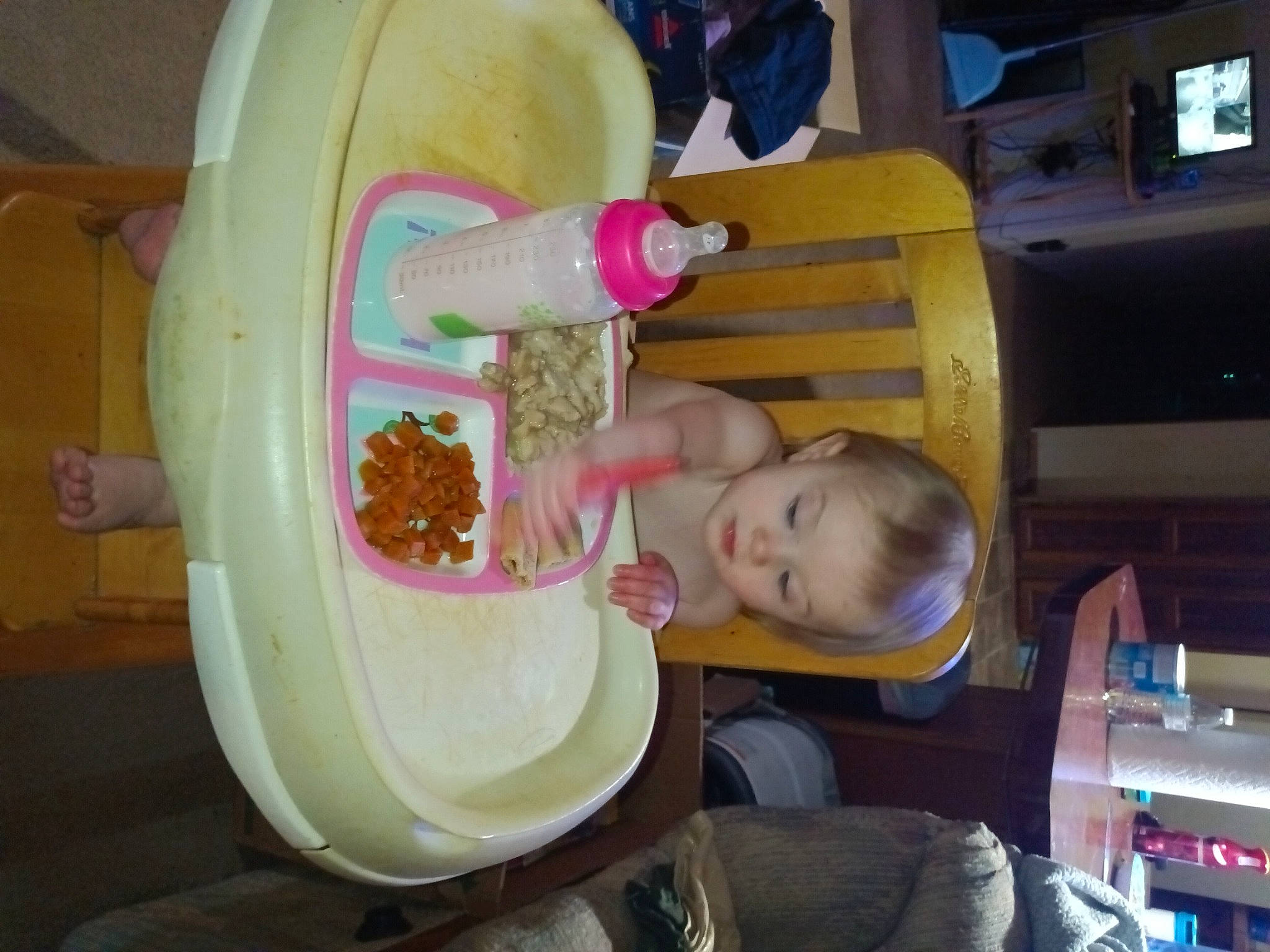 Octavia joined the competition — help win amazing prizes! baby, baby_products, baby_toddler_clothing, child, comfort_food, dishware, drinkware, food, fun, meal, mixer, person, plastic, play, room, tableware, toddler