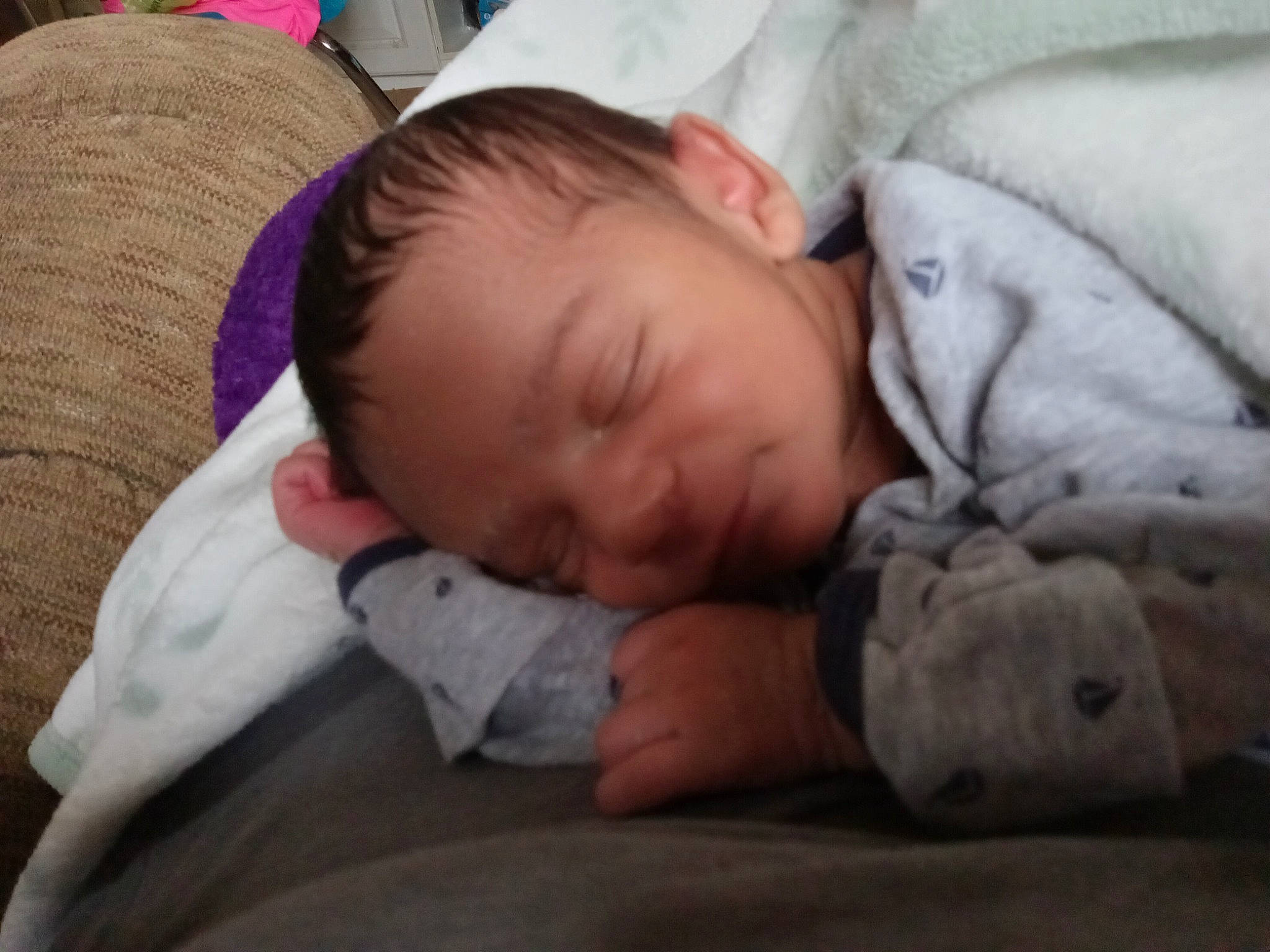 Braxton is registered to the contest to win money with this photo: baby, baby_toddler_clothing, bedtime, cheek, child, comfort, linens, nap, person, room, sleep, sleeve, toddler