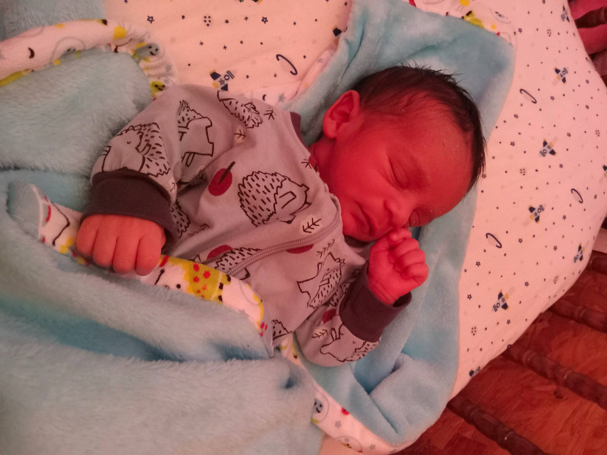 Braxton joined the competition — help win amazing prizes! baby, baby_products, baby_safety, baby_sleeping, baby_toddler_clothing, cheek, child, comfort, face, finger, head, human_body, linens, mouth, orange, person, pink, product, skin, textile