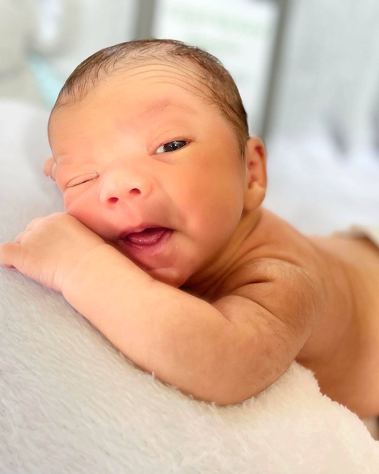 Elijah joined the competition — help win amazing prizes! baby, baby_toddler_clothing, bathing, cheek, chest, child, comfort, eyebrow, eyelash, fun, happy, head, iris, linens, lip, nose, person, portrait_photography, skin, stomach