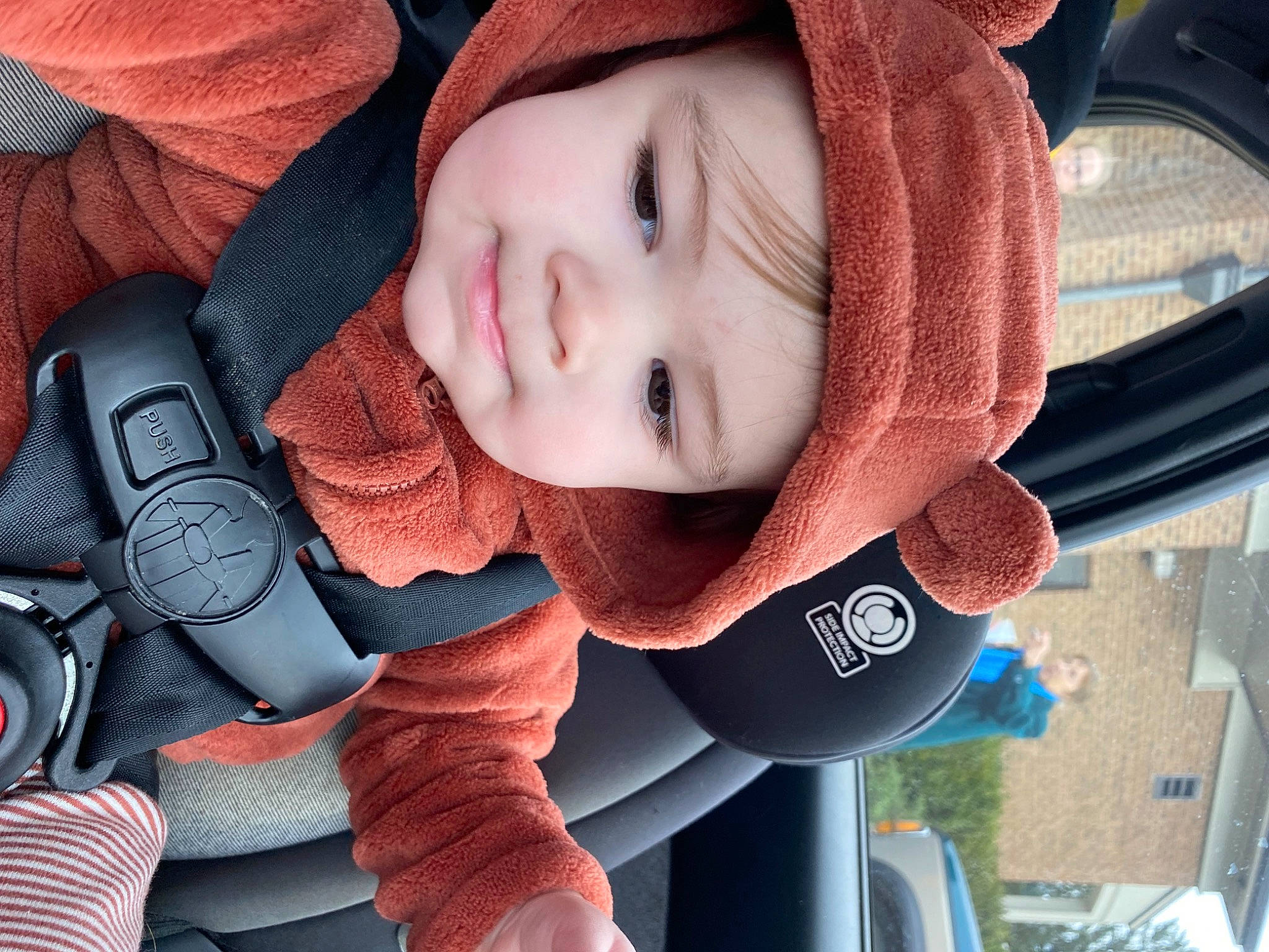 Katelyn joined the competition — help win amazing prizes! auto_part, baby, baby_carriage, baby_in_car_seat, baby_products, blurred, cap, car, car_seat, cheek, child, comfort, finger, happy, headwear, mouth, organ, person, product, skin