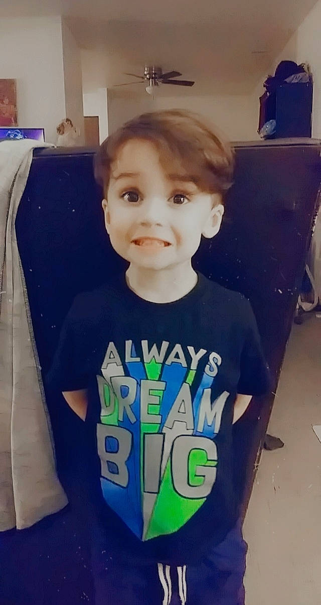 Logan joined the competition — help win amazing prizes! child, clothes_hanger, cool, denim, electric_blue, eyelash, fun, hairstyle, happy, neck, person, room, shoulder, sleeve, snapshot, sportswear, street_fashion, t_shirt, toddler, top