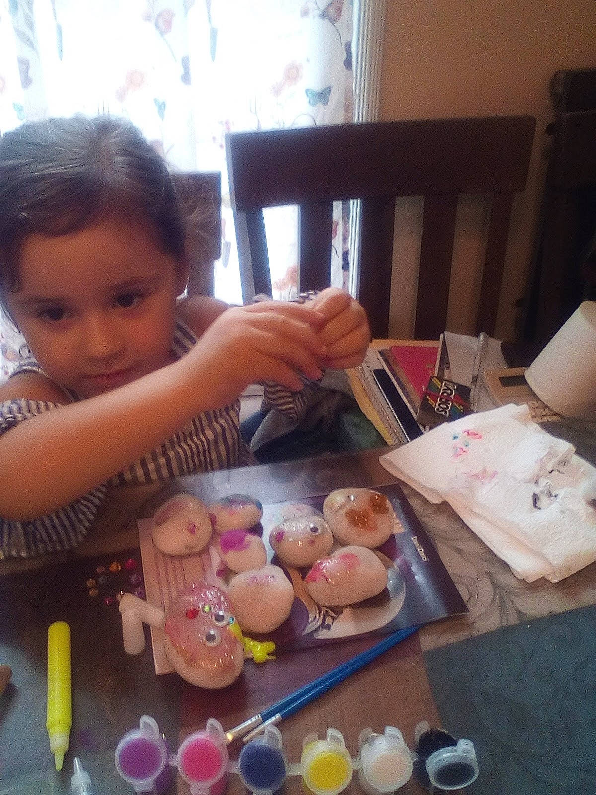 Jazmyn is registered to the contest to win money with this photo: art, breakfast, chair, child, comfort_food, cup, curtain, dishware, drink, drinkware, event, food, nail, person, serveware, sitting, sweetness, table, tableware, teacup