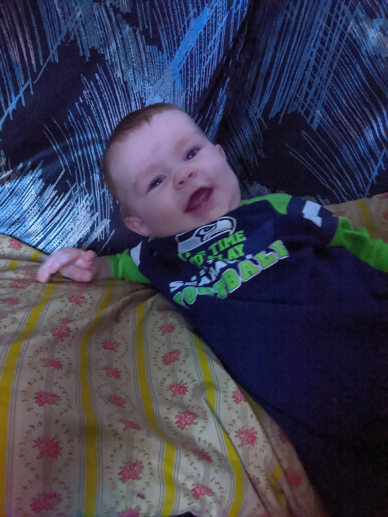 Astrid joined the competition — help win amazing prizes! baby, baby_toddler_clothing, cheek, child, chin, comfort, fun, grass, happy, iris, linens, pattern, person, product, skin, sleeve, smile, textile, toddler, tree