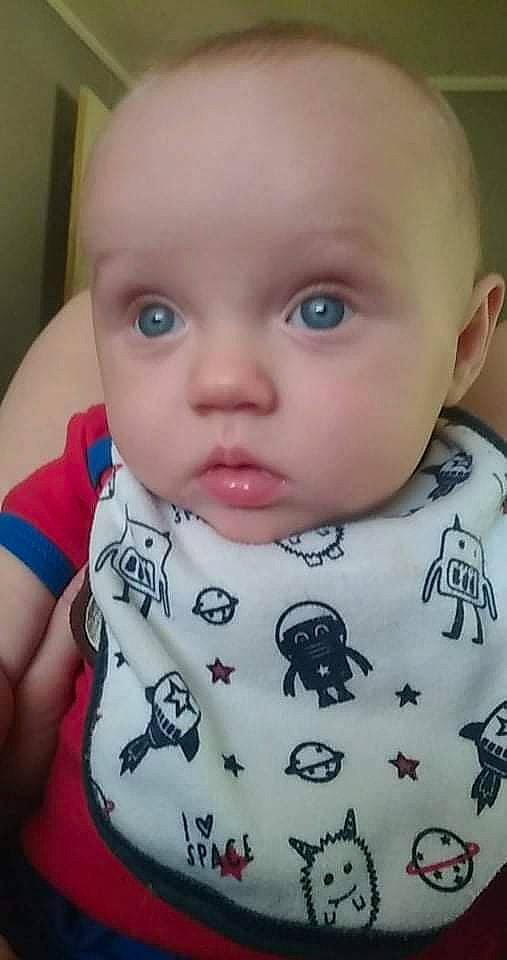 Bradley joined the competition — help win amazing prizes! baby_toddler_clothing, cheek, chin, eye, eyebrow, eyelash, facial_expression, forehead, hairstyle, human_body, iris, lip, mouth, neck, nose, outerwear, person, product, shoulder, skin