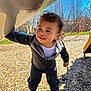 Jayceon is registered to the contest to win money with this photo: baby, boy, child, clothing, coat, face, grass, head, jacket, male, nature, outdoorplayarea, outdoors, pants, park, person, photography, plant, playarea, portrait