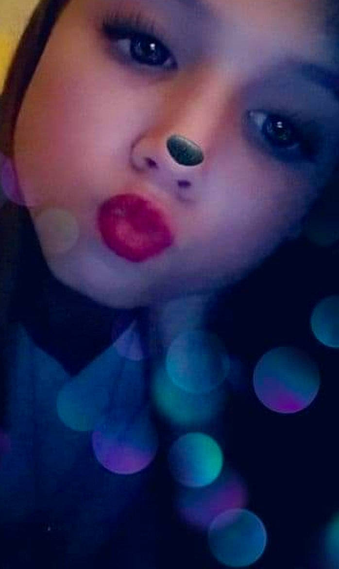 Devyn Marie Spangler is registered to the contest to win money with this photo: black_hair, cheek, child, doll, ear, eye, face, head, iris, lip, mouth, nose, person, photography, pink, purple, selfie, sky, smile, toddler