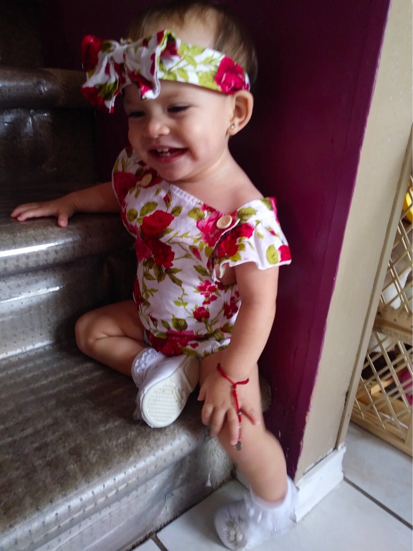 Emeri is registered to the contest to win money with this photo: child, girl, hair_accessory, headgear, infant, person, product, skin, textile, toddler