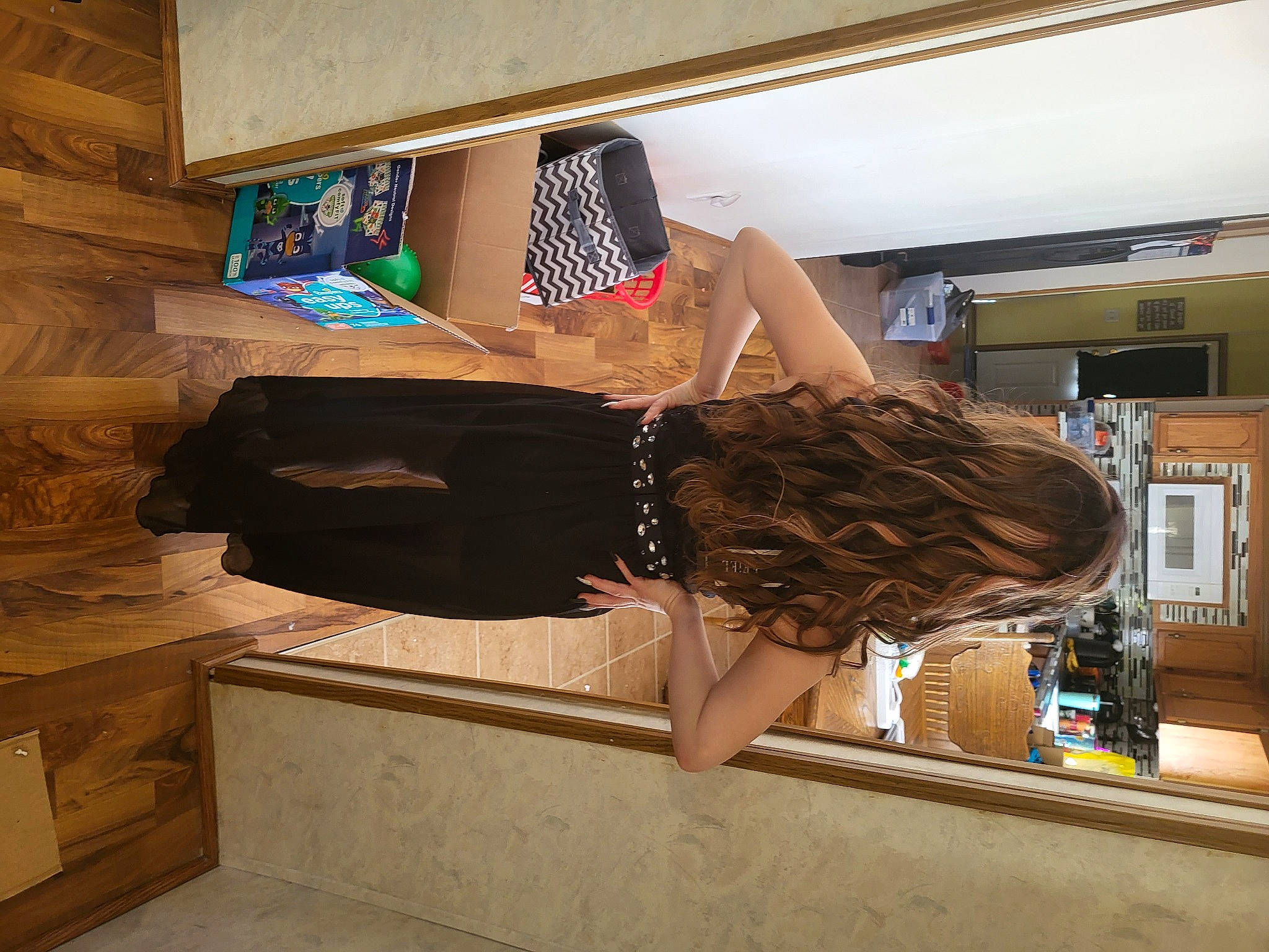 Mila joined the competition — help win amazing prizes! abdomen, automotive_design, ceiling, comfort, dress, elbow, fashion_design, flesh, flooring, fun, hardwood, human_leg, person, room, sportswear, thigh, tints_and_shades, visual_arts, waist, wood