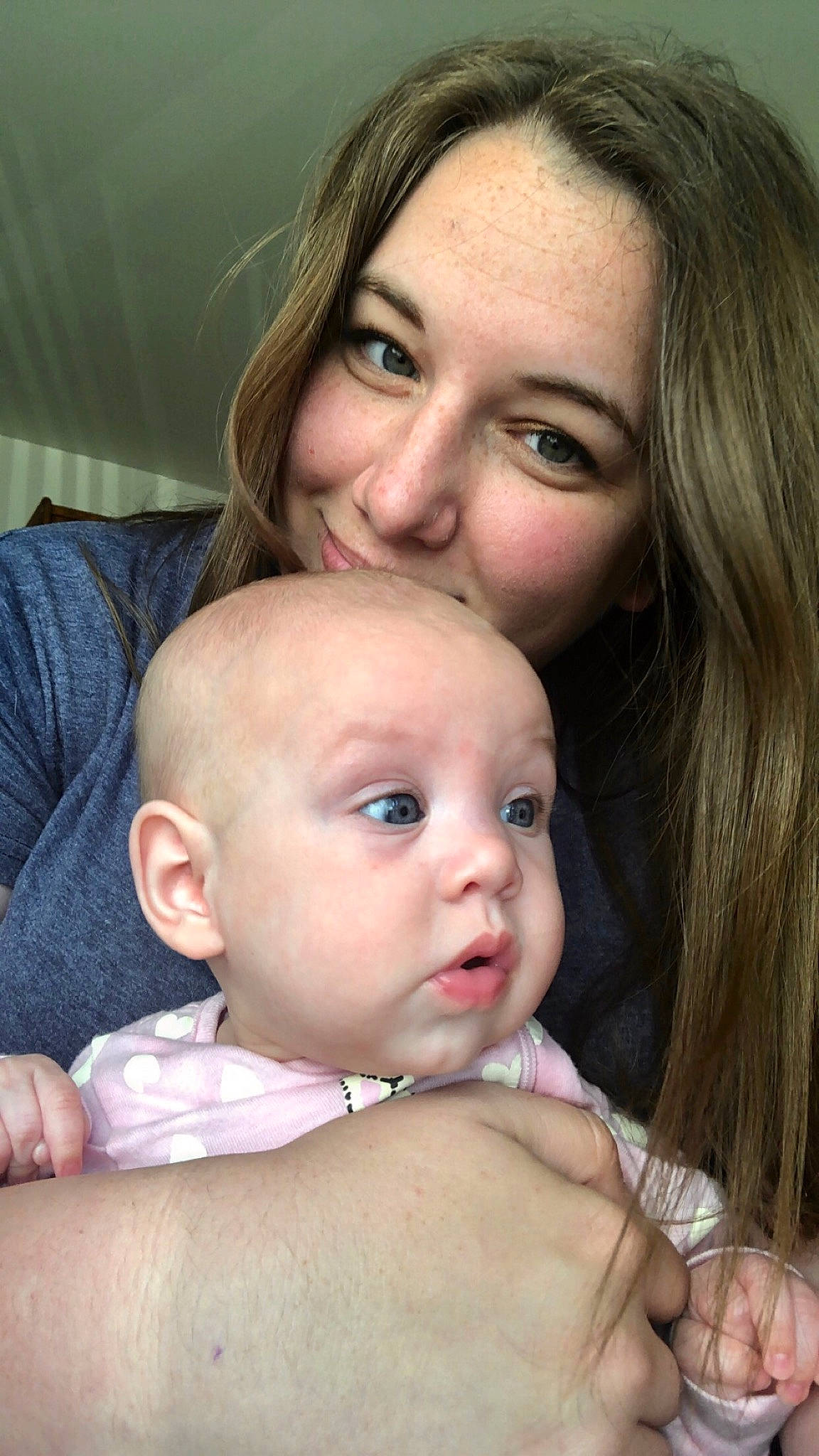 Lilyanna is registered to the contest to win money with this photo: baby, cheek, child, chin, face, finger, forehead, head, joy, lip, mouth, neck, nose, person, skin, smile, toddler