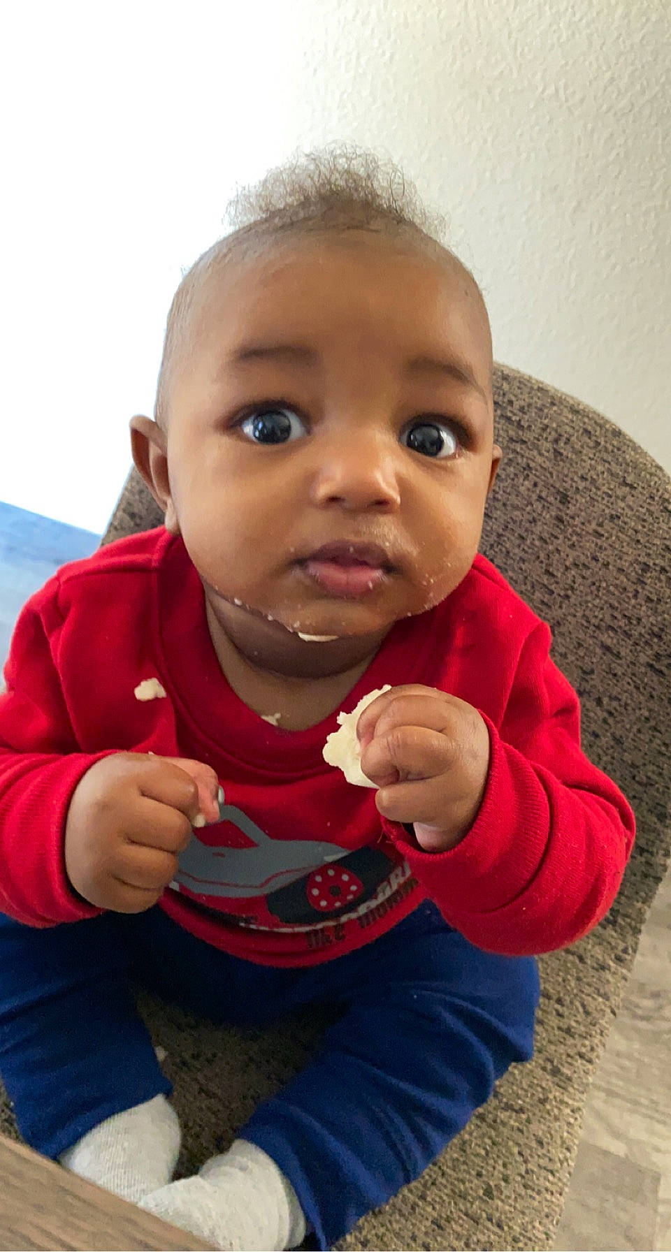 Khamari joined the competition — help win amazing prizes! arm, baby, baby_toddler_clothing, cheek, chin, clothing, eye, finger, gesture, happy, lip, mouth, nose, person, plant, skin, sleeve, smile, standing, toddler