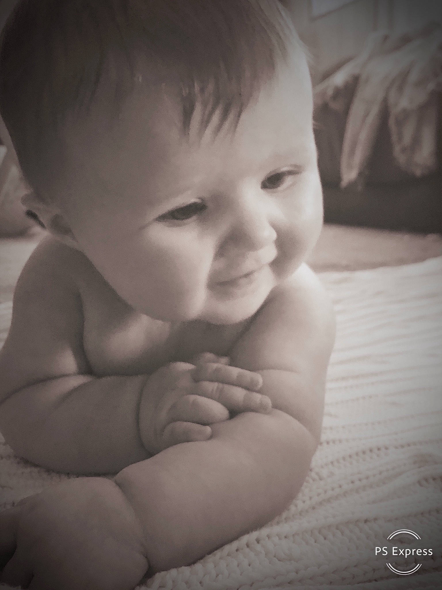 Amelia joined the competition — help win amazing prizes! baby, beauty, black_and_white, cheek, child, chin, eye, face, facial_expression, head, joy, lip, monochrome, nose, people, person, photograph, skin, smile, snapshot