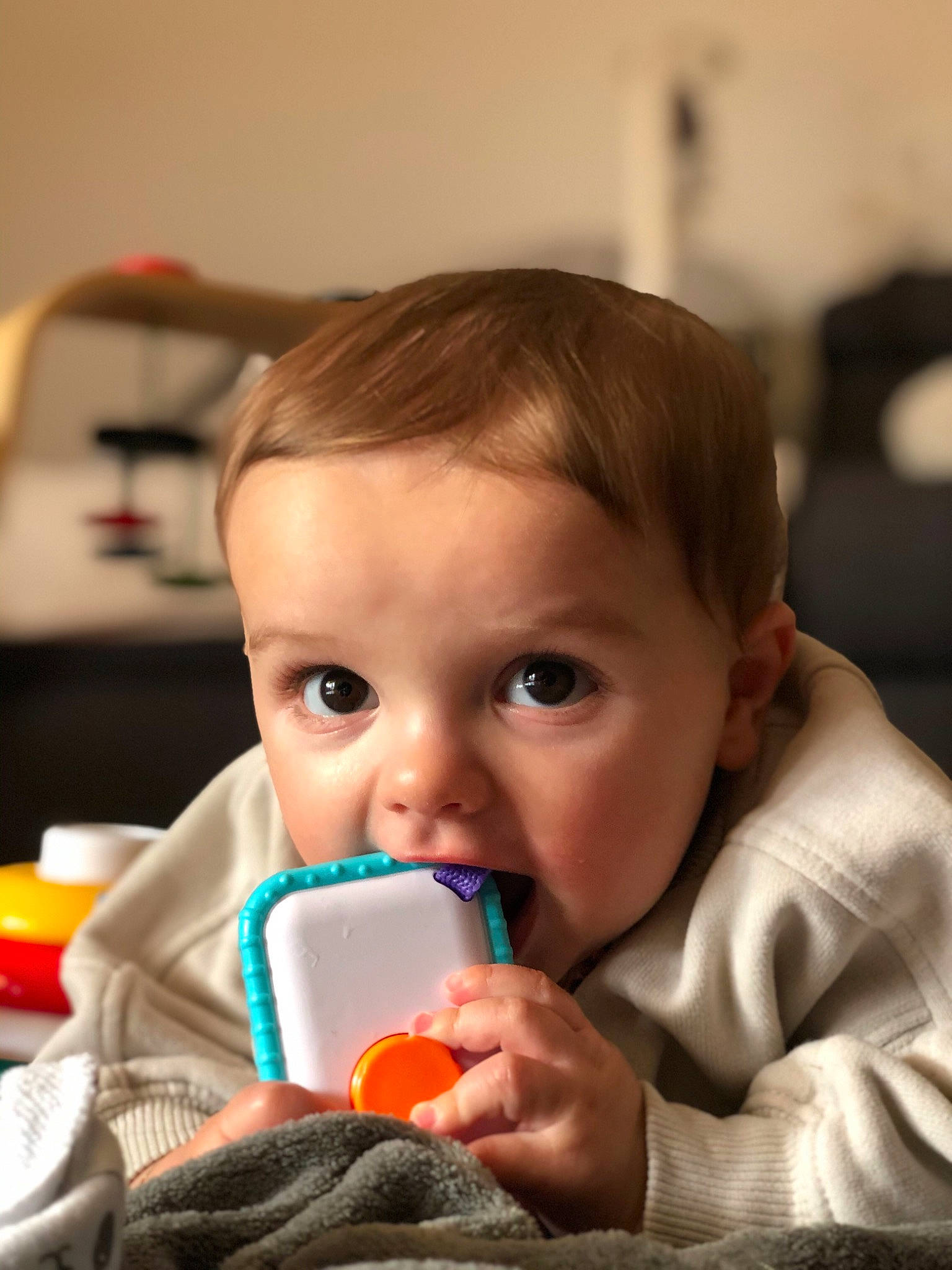 Gennaro a rejoint le concours — aidez-le/la à gagner de superbes lots ! baby, biting, cheek, child, chin, drinkware, eyebrow, eyelash, finger, fun, hairstyle, happy, head, iris, lip, mouth, nose, person, skin, toddler