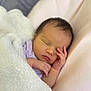 baby, newborn, sleeping, blanket, soft, cozy, infant, hand, face, bed, pillow, pastel, peaceful, cute, rest, child, person, skin, peace, quiet