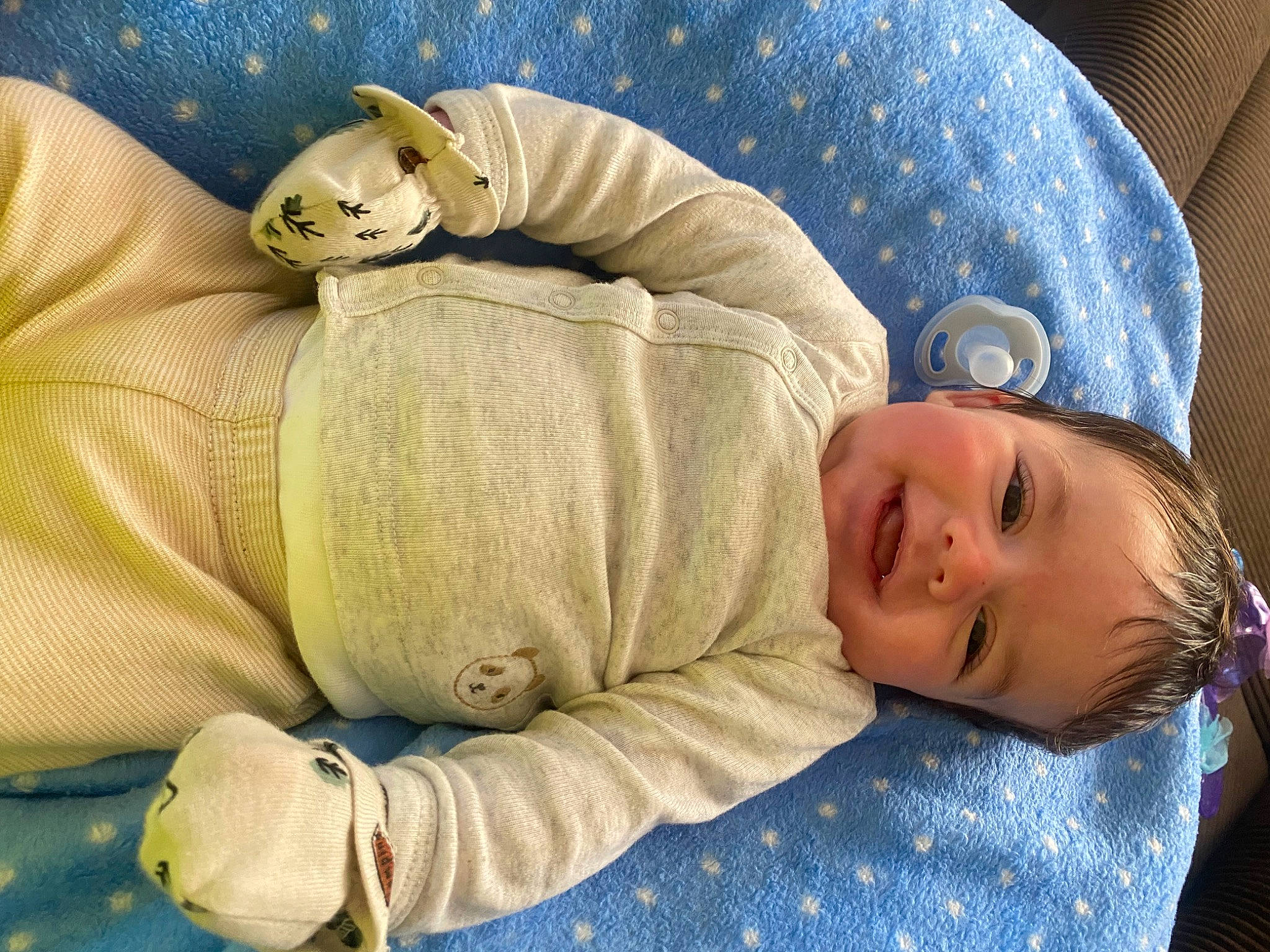 Asher is registered to the contest to win money with this photo: baby, baby_products, baby_sleeping, baby_toddler_clothing, bedding, bedtime, child, comfort, couch, joy, linens, nap, pattern, person, room, sitting, skin, sleeve, smile, textile