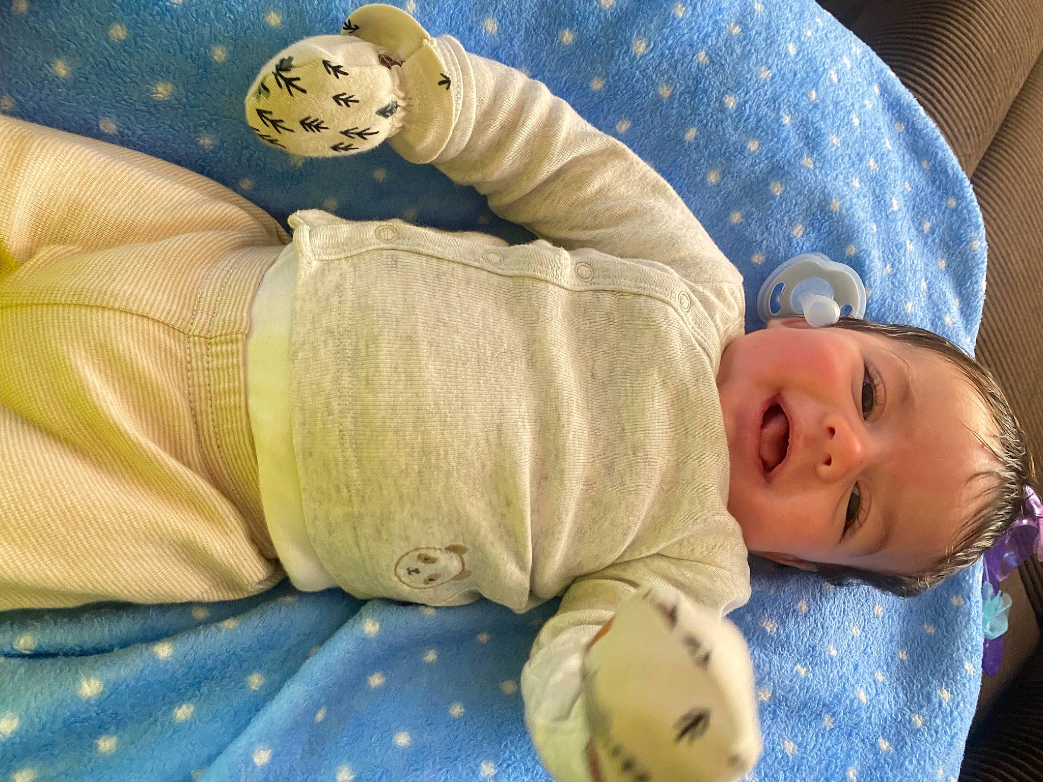 Asher is registered to the contest to win money with this photo: baby, baby_products, baby_safety, baby_sleeping, baby_toddler_clothing, bedding, bedtime, cheek, child, comfort, linens, nap, pattern, person, room, sleep, sleeve, smile, textile, toddler