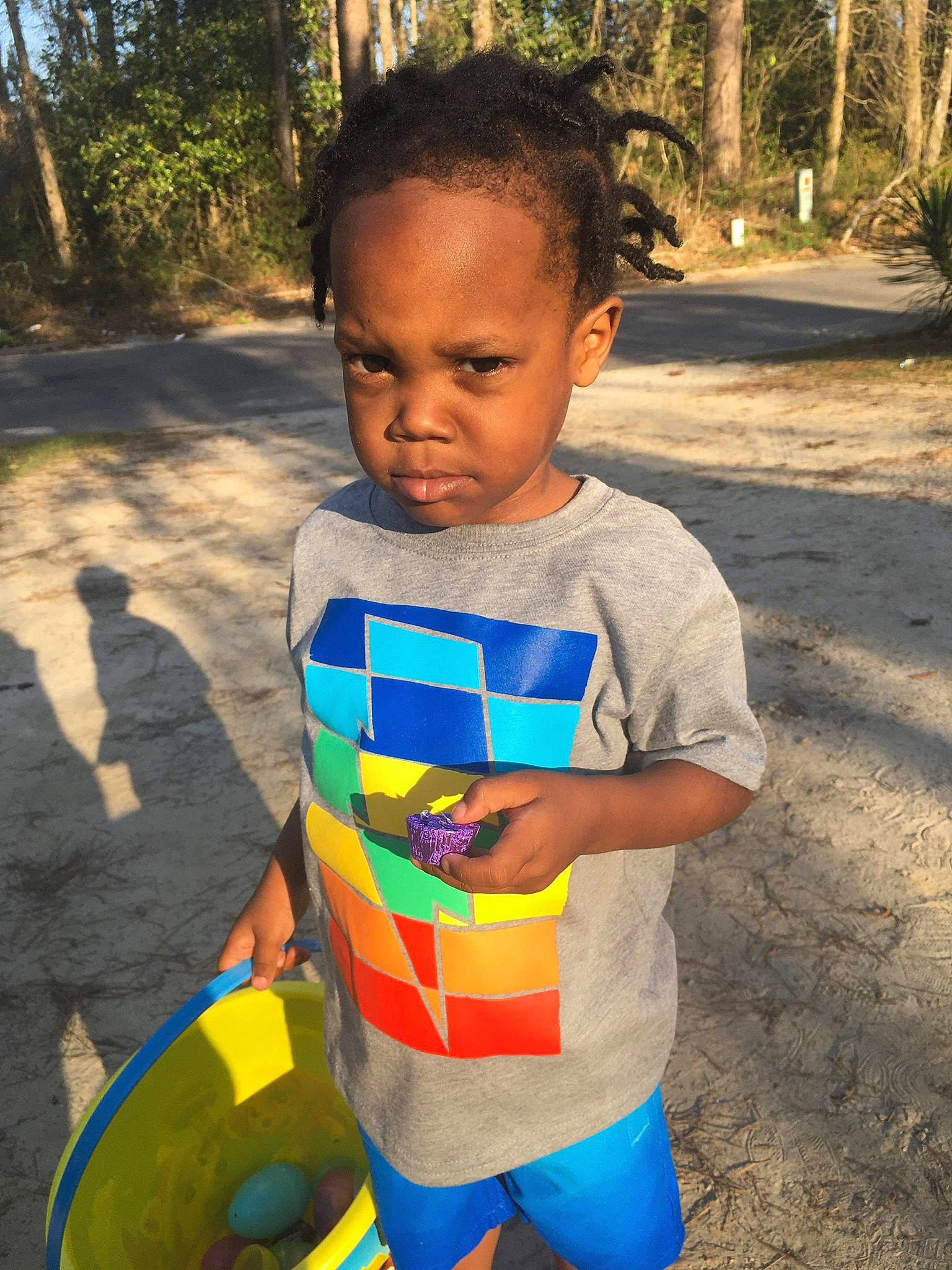 Major joined the competition — help win amazing prizes! baby_toddler_clothing, child, facial_expression, fun, grass, hairstyle, happy, leisure, morning, natural_environment, nature, person, plant, public_space, shorts, sleeve, summer, sunlight, t_shirt, toddler