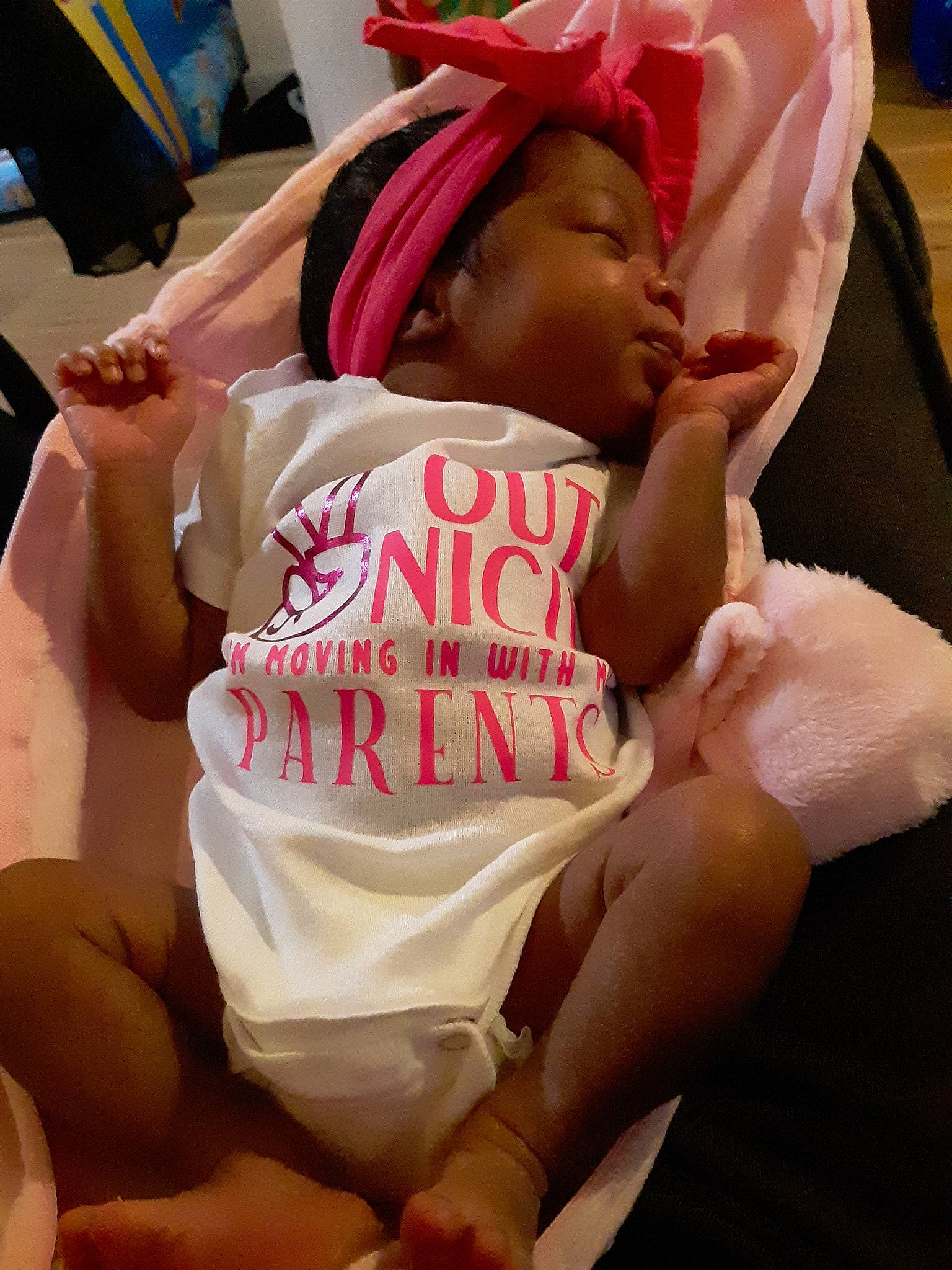 Island joined the competition — help win amazing prizes! baby, baby_toddler_clothing, cheek, chest, comfort, elbow, finger, fun, happy, hat, knee, mouth, person, pink, shoulder, skin, sleeve, thigh, thumb, toddler