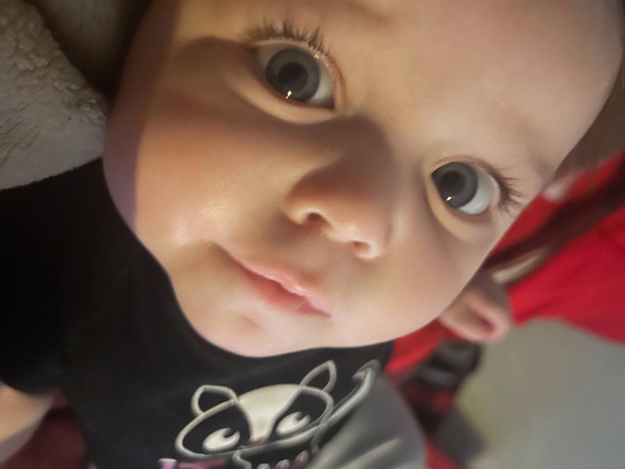 Braylon joined the competition — help win amazing prizes! baby, black_hair, cheek, close_up, cool, ear, eye, eyelash, forehead, happy, iris, jaw, lip, mouth, nose, person, skin, sleeve, smile, t_shirt