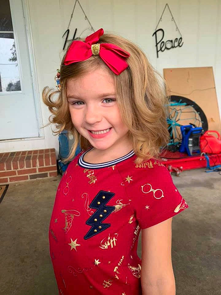 Sierra joined the competition — help win amazing prizes! blond, child, electric_blue, event, eyewear, fashion_design, fun, happy, jewellery, joy, leisure, magenta, pattern, person, personal_protective_equipment, pink, red, sleeve, smile, t_shirt