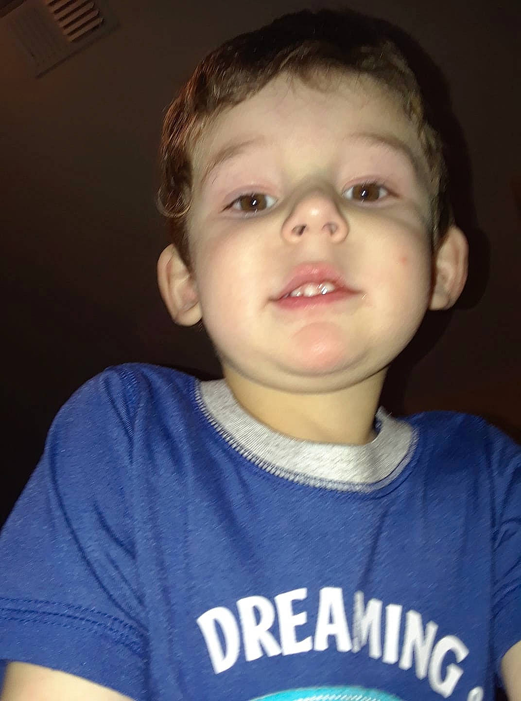 Tanner is registered to the contest to win money with this photo: boy, cheek, child, chin, cool, ear, emotion, eye, face, facial_expression, forehead, hairstyle, head, human_body, mouth, nose, person, skin, smile, tooth