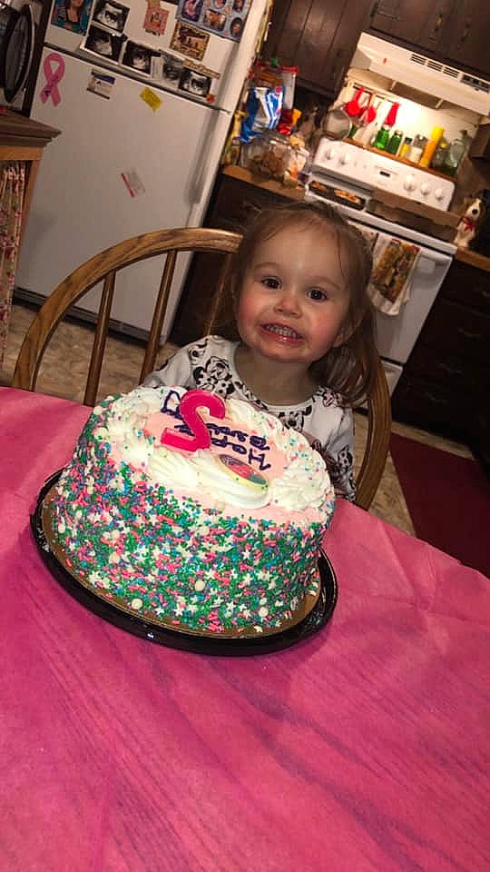 Aubree is registered to the contest to win money with this photo: baked_goods, birthday, birthday_cake, cake, cake_decorating, child, dessert, fondant, food, person, sugar_paste, sweetness, toddler