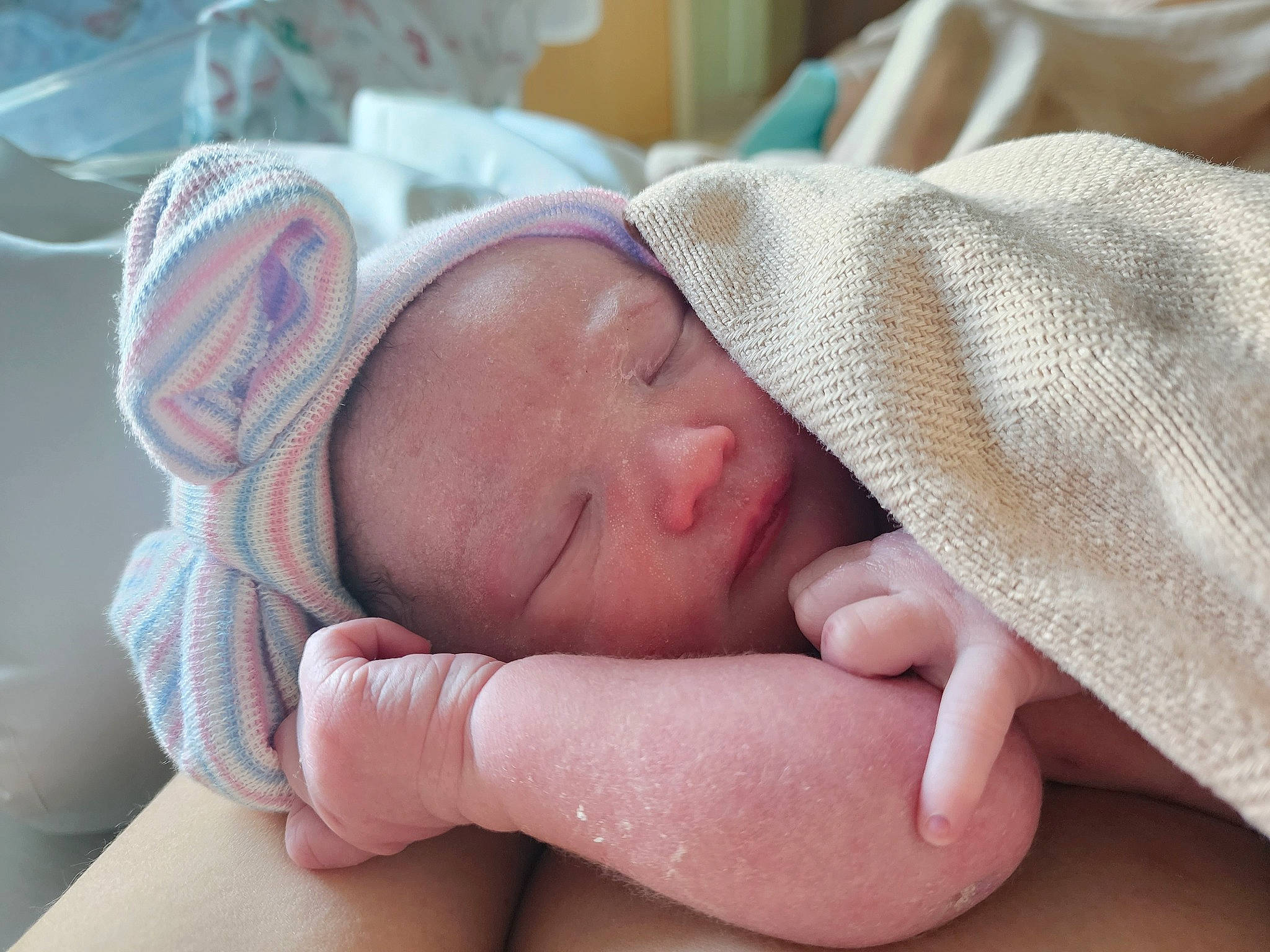 Audrey is registered to the contest to win money with this photo: baby, baby_products, baby_sleeping, baby_toddler_clothing, bedtime, child, childbirth, comfort, eyelash, finger, flesh, foot, gesture, linens, nail, nap, person, skin, sleep, thumb