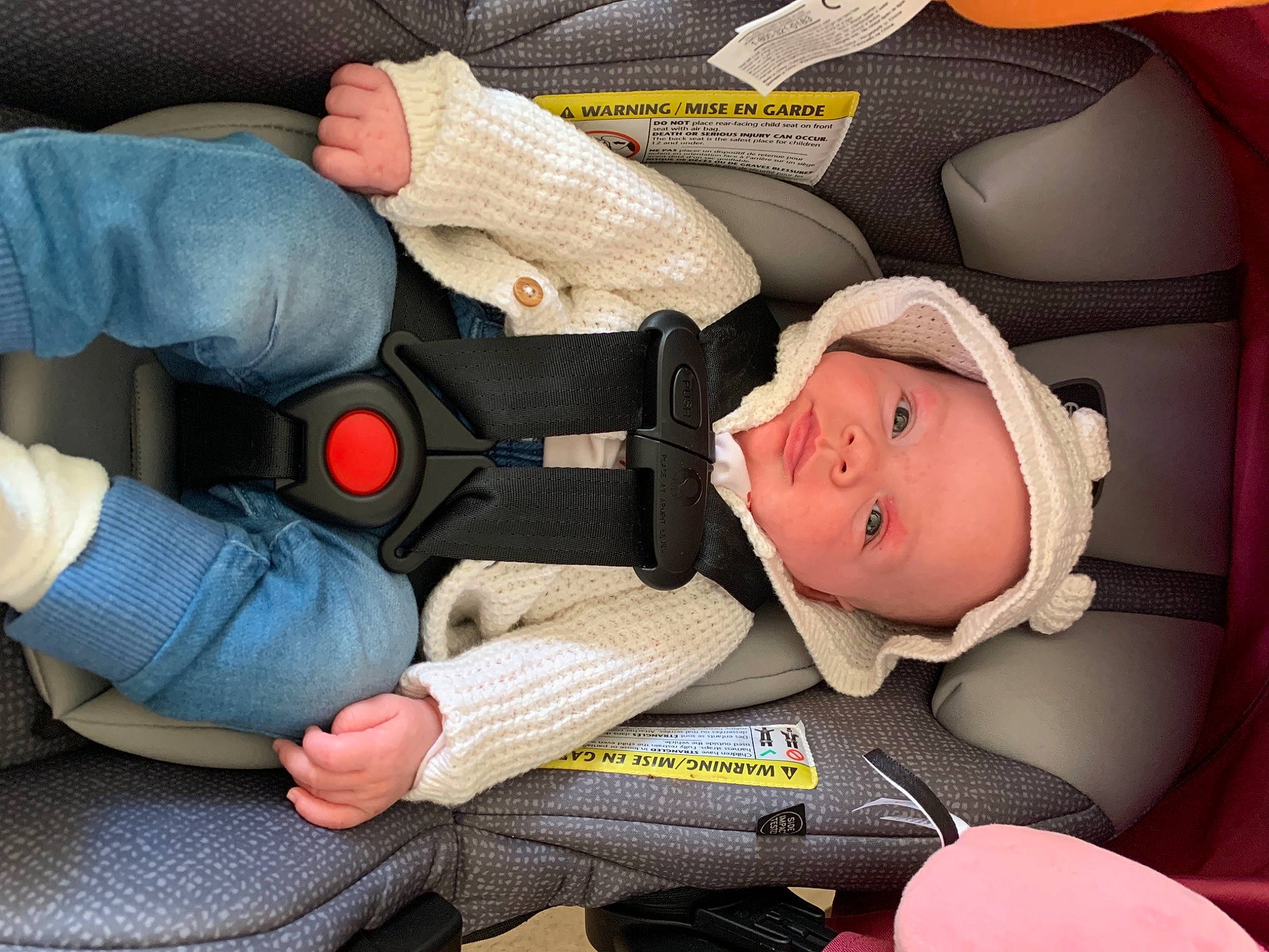 Desiree joined the competition — help win amazing prizes! auto_part, baby, baby_carriage, baby_in_car_seat, baby_products, baby_safety, baby_sleeping, baby_toddler_clothing, car_seat, carmine, cheek, child, comfort, finger, headwear, lap, nail, person, service, thumb