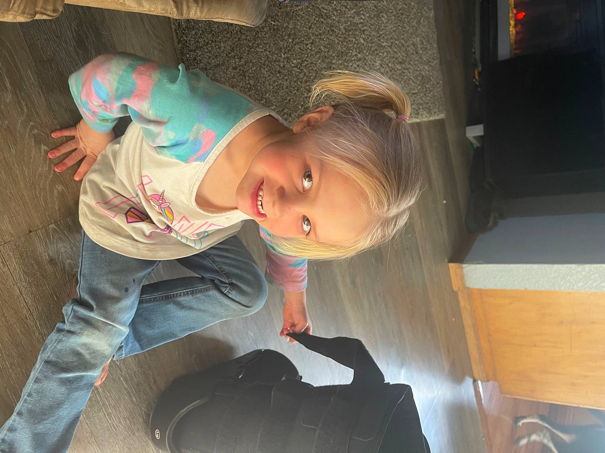 Brookelynn joined the competition — help win amazing prizes! auto_part, automotive_exterior, baby, bumper, child, elbow, fun, happy, joy, luxury_vehicle, mouth, person, sitting, smile, sunglasses, toddler, vehicle_door