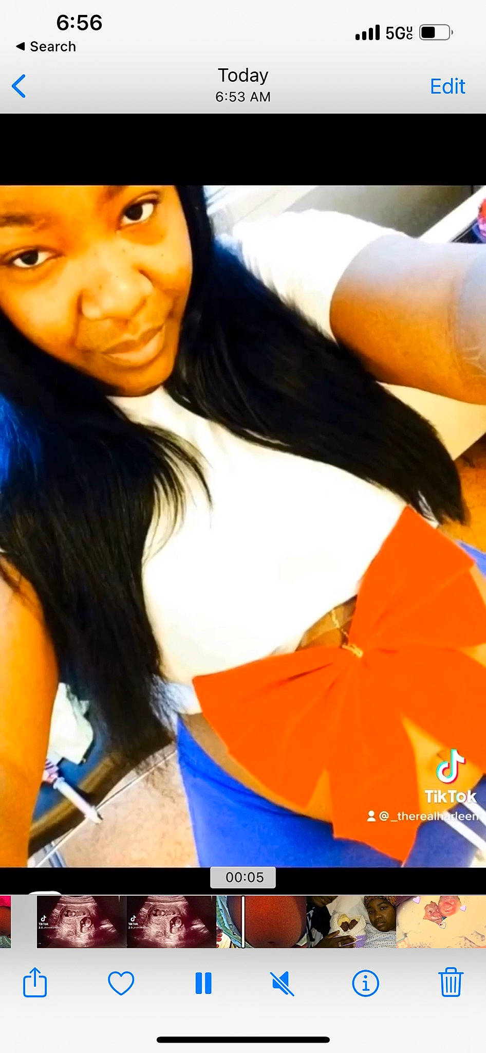 Paytonandpaige joined the competition — help win amazing prizes! bangs, black_hair, calabaza, chest, cool, eyelash, face, facial_expression, fashion_accessory, hairstyle, hime_cut, joy, layered_hair, long_hair, mouth, orange, person, selfie, step_cutting, t_shirt