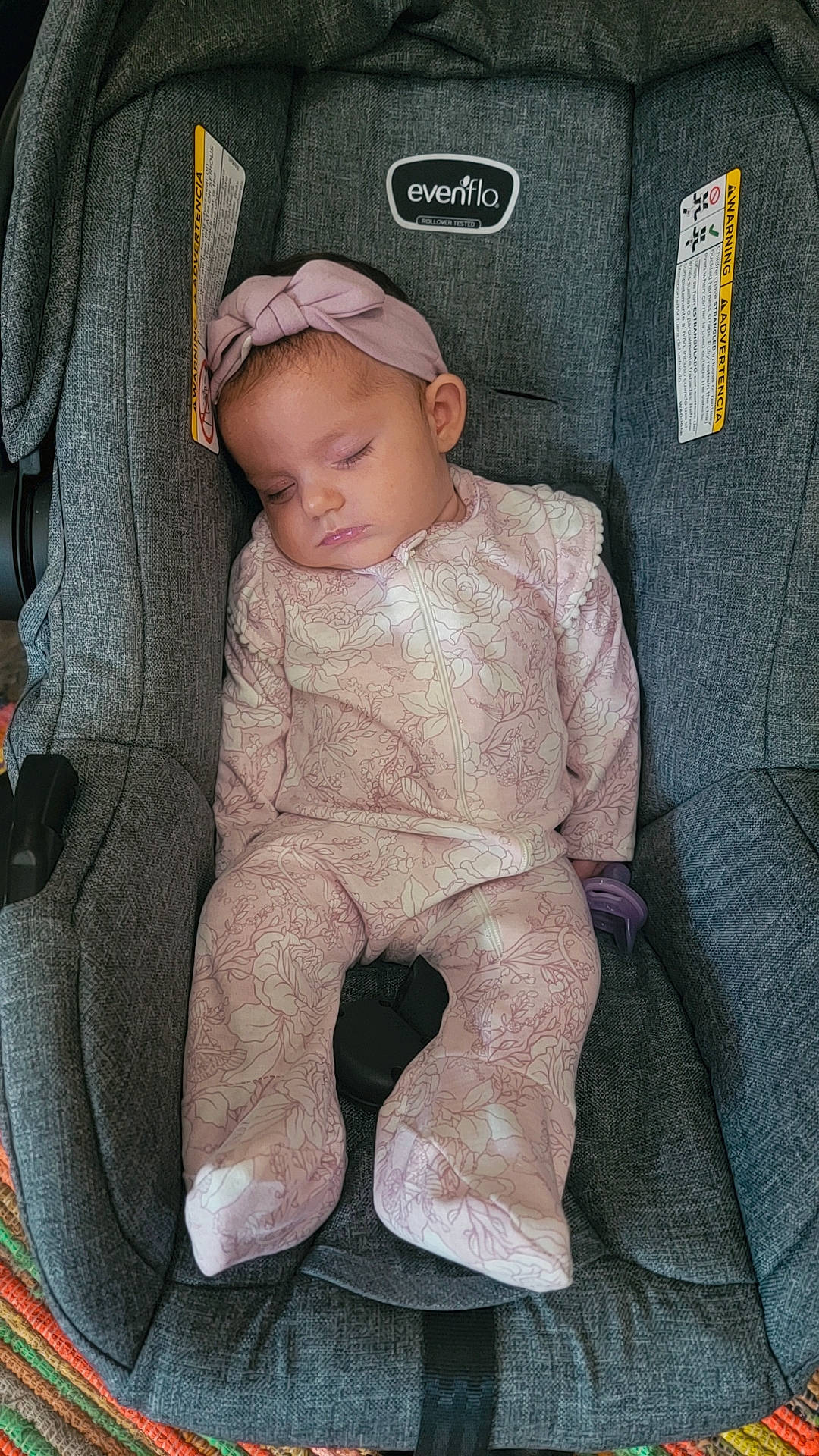 Braelyn joined the competition — help win amazing prizes! arm, auto_part, baby, baby_carriage, baby_products, baby_safety, baby_toddler_clothing, baseball_cap, cap, car_seat, cheek, child, comfort, fashion_accessory, lap, pattern, person, sitting, skin, sleeve