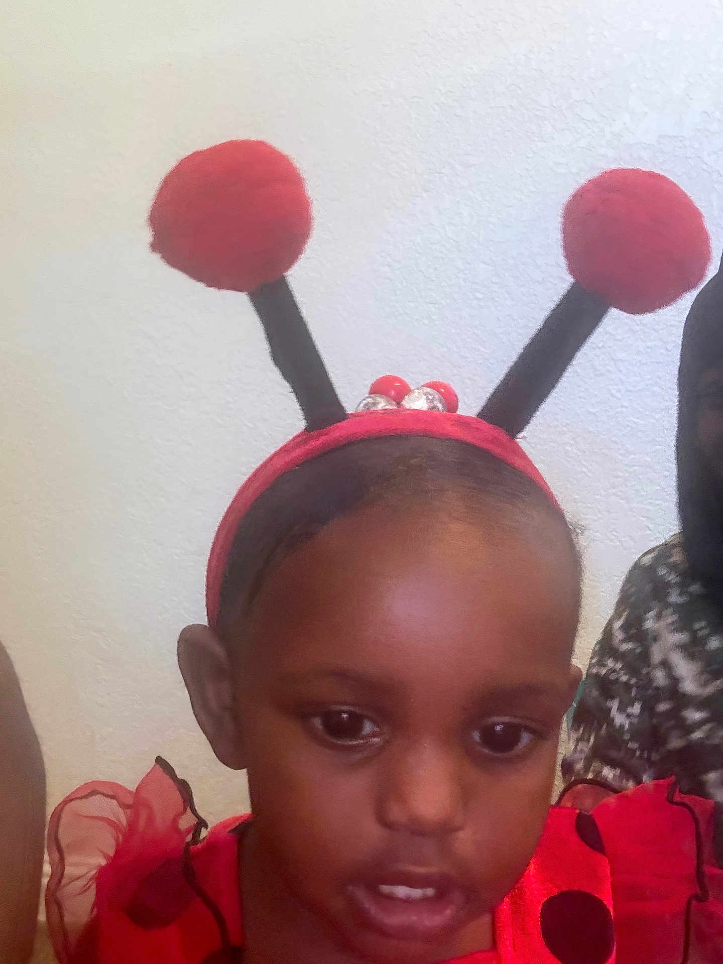 Samariah joined the competition — help win amazing prizes! accessories, balloon, baseballcap, cap, child, clothing, face, female, girl, hair, happy, hat, head, indoors, person, photography, portrait, selfie, smile, smokepipe