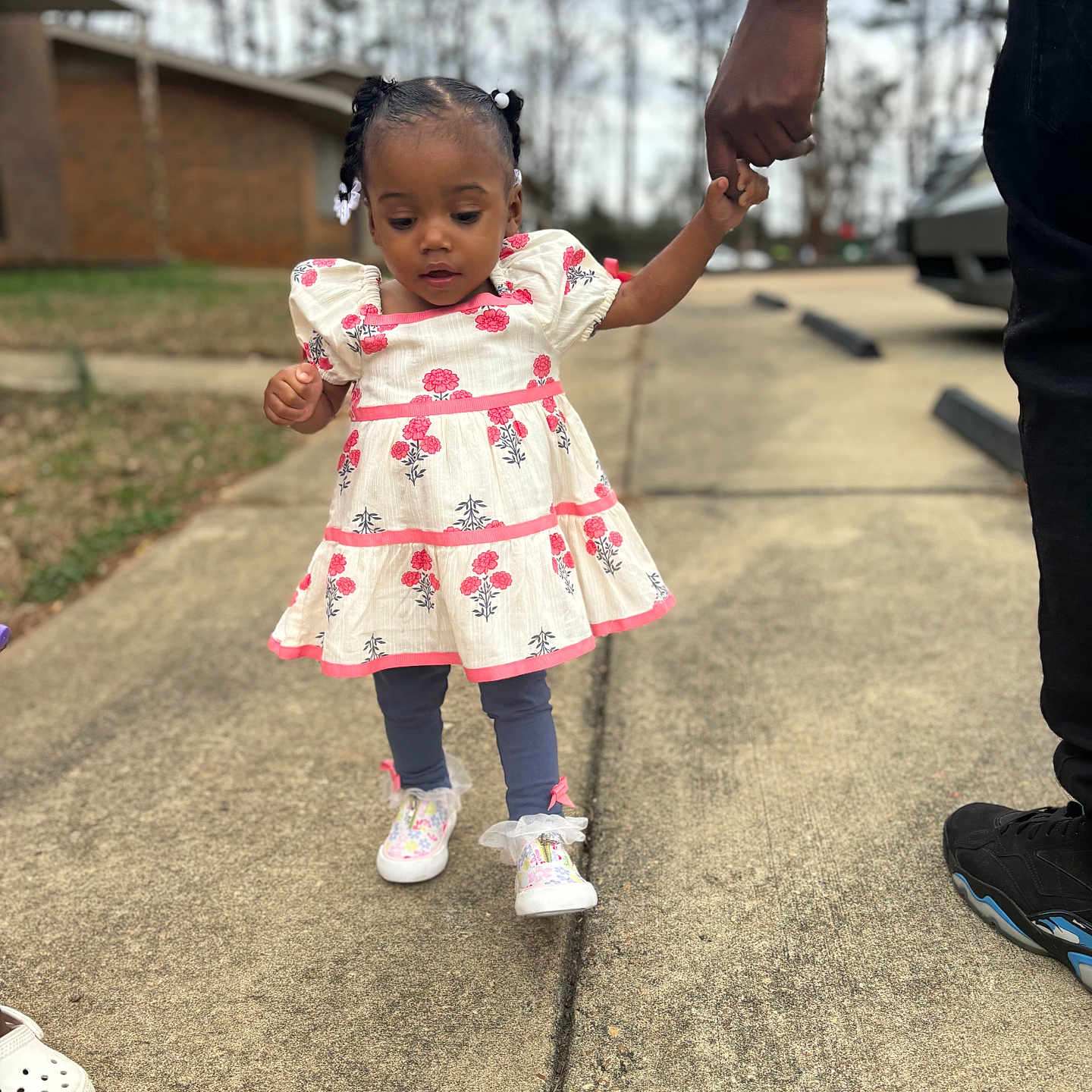Ramira is registered to the contest to win money with this photo: accessories, bodypart, child, clothing, dress, face, female, finger, footwear, girl, hand, head, pants, path, person, photography, portrait, shoe, sneaker, walking