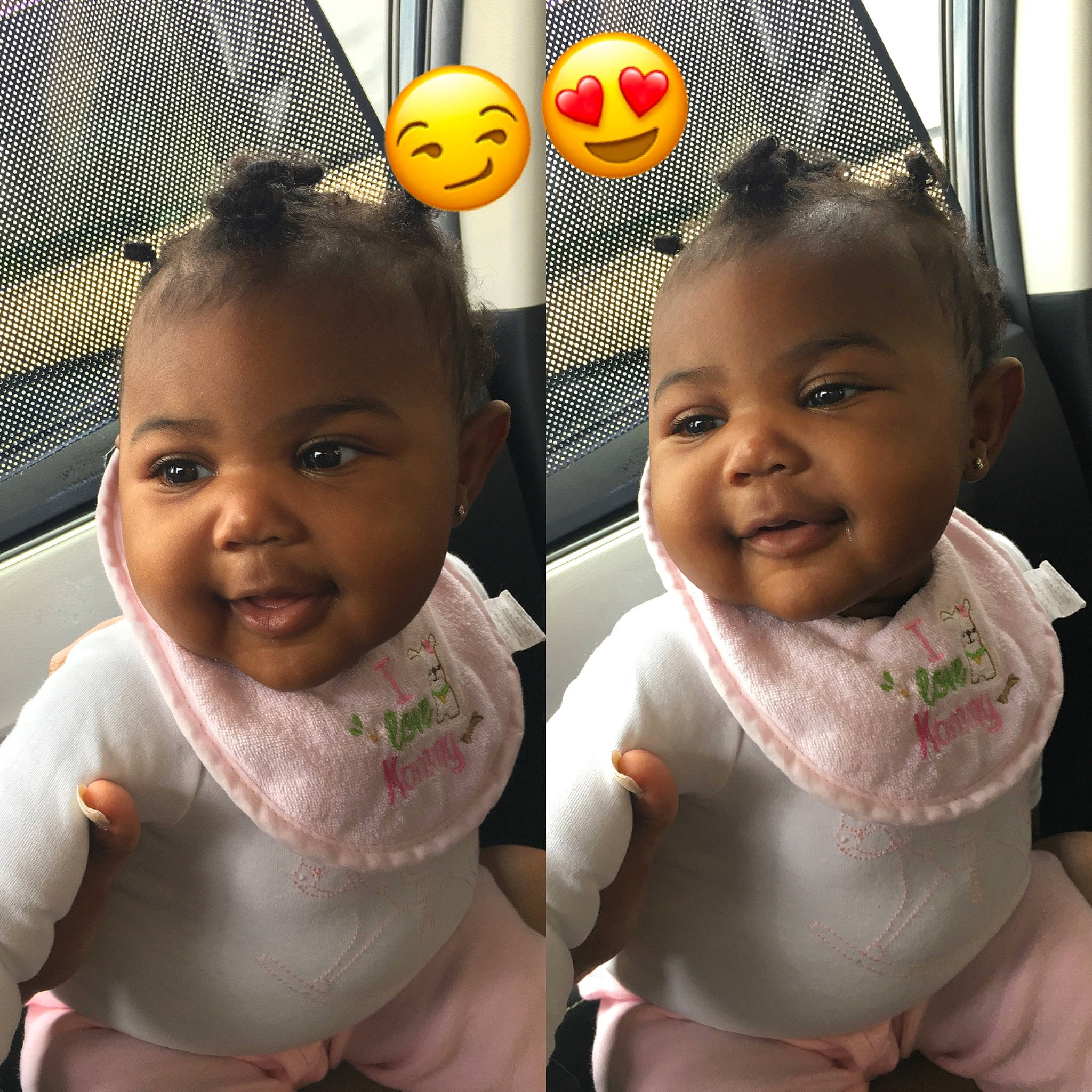 Zy' Aire is registered to the contest to win money with this photo: adaptation, baby, cheek, child, cool, face, facial_expression, forehead, fun, happy, head, human, people, person, plant, sibling, skin, smile, toddler, world