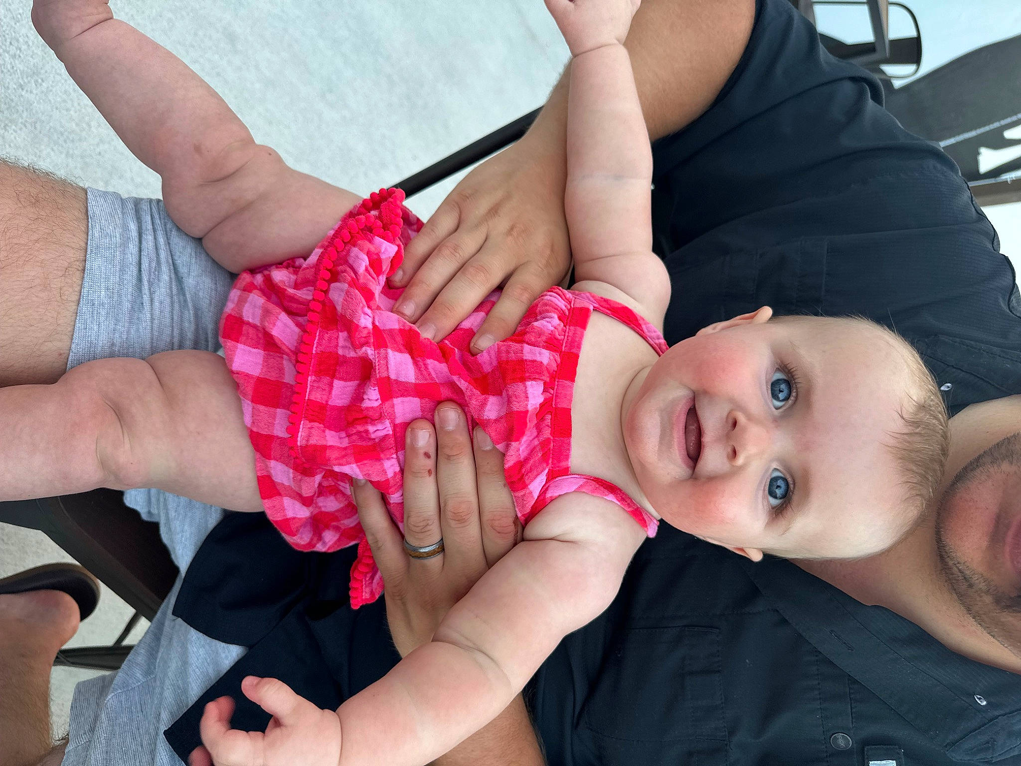 Averie is registered to the contest to win money with this photo: beauty, elbow, eyelash, finger, gesture, hand, happy, joint, joy, lip, mouth, nail, person, plaid, plant, skin, summer, tartan, thigh, thumb