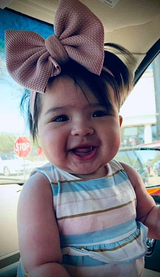 Aliana joined the competition — help win amazing prizes! baby_toddler_clothing, cap, chin, cool, costume_hat, fun, happy, headgear, headwear, lip, magenta, mouth, neck, nose, person, pink, skin, sleeve, smile, summer