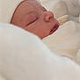 newborn, baby, sleeping, blanket, white, hat, closeup, face, peaceful, soft, infant, wrapped, cozy, portrait, child, resting, cute, warm, toddler, skin