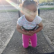 Amari'Anna is registered to the contest to win money with this photo: child, clothing, face, female, footwear, girl, grass, gravel, head, nature, outdoorplayarea, outdoors, park, person, photography, plant, playarea, portrait, road, shoe