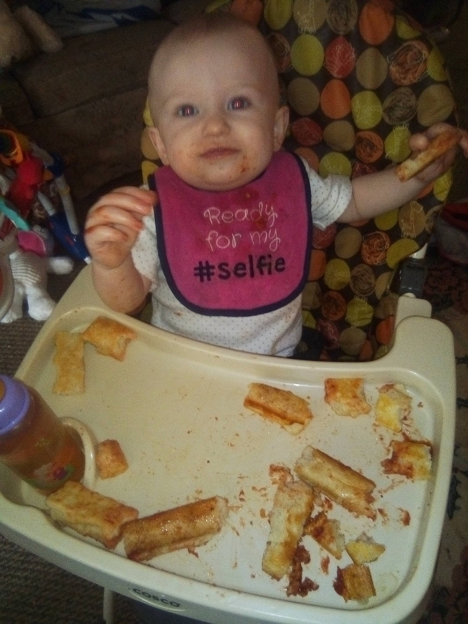 Lydia Mary-jean is registered to the contest to win money with this photo: child, comfort_food, cuisine, dish, eating, food, lunch, meal, person, toddler