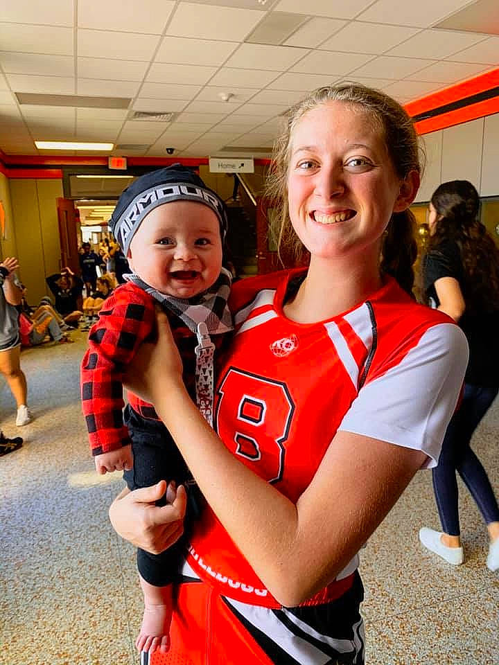 Deegan joined the competition — help win amazing prizes! costume, joy, person, smile, team, uniform