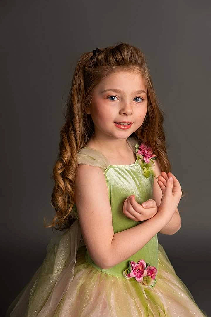 Baylee joined the competition — help win amazing prizes! arm, bridal_party_dress, day_dress, dress, embellishment, face, fashion_design, flash_photography, formal_wear, gown, hairstyle, happy, head, iris, joy, one_piece_garment, person, plant, shoulder, skin