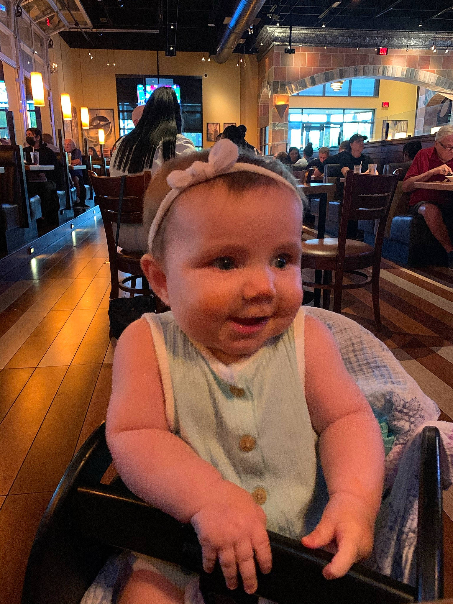 Isabella joined the competition — help win amazing prizes! baby, baby_toddler_clothing, chair, cheek, child, event, eyewear, flooring, fun, happy, leisure, luggage_and_bags, person, photograph, recreation, sitting, smile, snapshot, sunglasses, toddler